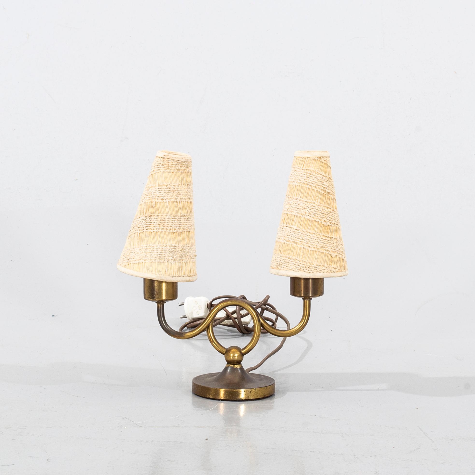 TABLE LAMP, mid 20th century.