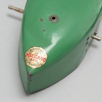 Three toys from Meccano and Schuco, around the mid 20th century.