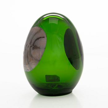 Oiva Toikka, An annual bird and egg 'Lakla', signed O. Toikka Iittala 2015.