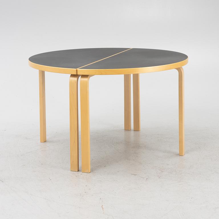 Alvar Aalto, a set of two model 95 tables, Artek, Finland.