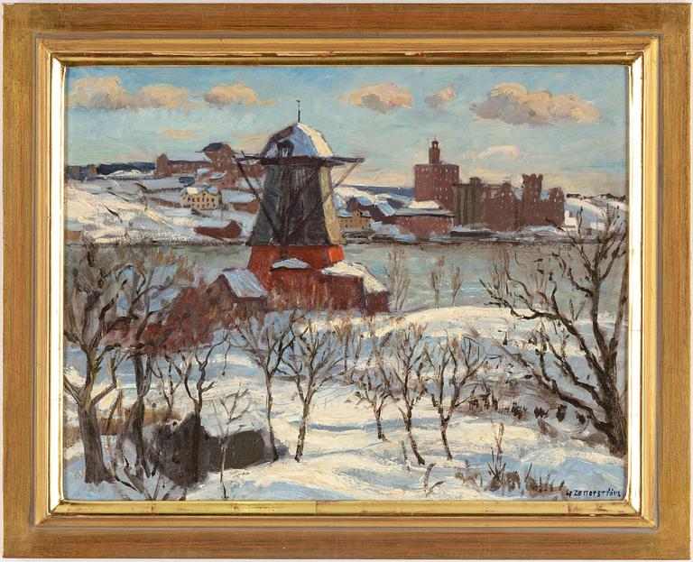 GUNNAR ZETTERSTRÖM, oil on panel, signed.