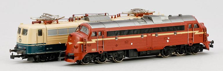 LOK, "3058" resp "3143", Märklin, 1900-talets andra hälft.