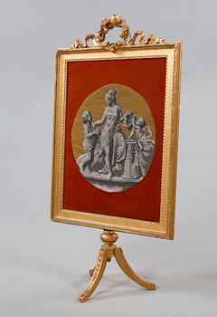 ELDSKÄRM, gustaviansk stil, omkring 1900.