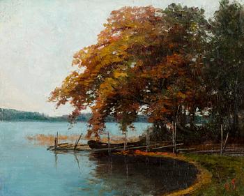 16. Ellen Favorin, FALL COLOURS BY THE SHORE.