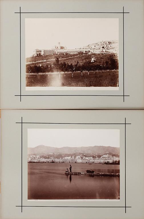 FOTOGRAFIER,  18 st, Italien 1800-talets slut.