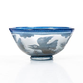 Bertil Vallien, a bowl, Boda Ateljé.