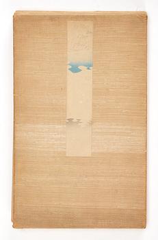 Wood cut in color, with different motifs. A folder of 9 pieces.