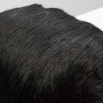 MUFF med KARTONG, Bisam, 1920-30-tal.