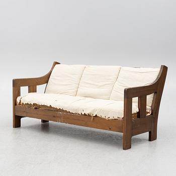 Carl Westman, a stained pine sofa, Sweden ca 1910.