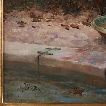 Hugo Birger, "Trädgård i Alhambra".
