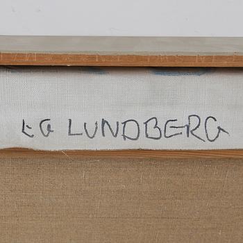 LG LUNDBERG, olja och blandteknik på duk. Signerad och daterad 1970 a tergo.