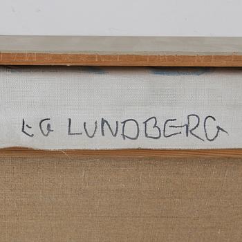 LG LUNDBERG, olja och blandteknik på duk. Signerad och daterad 1970 a tergo.