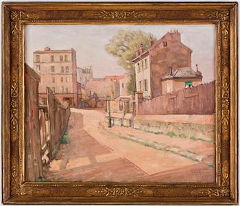 ELLIS WALLIN, olja på duk, signerad o daterad Paris 1924.