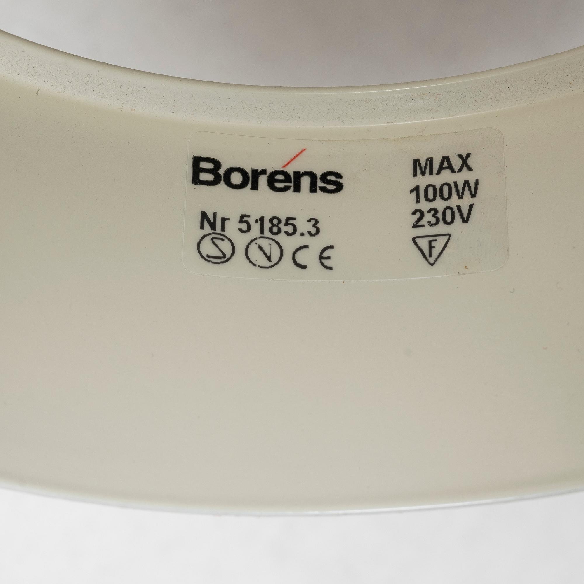 Four ceiling lamps, model 5185, Boréns, end of the 20th century.