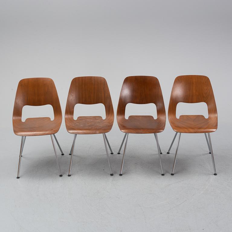 ALFREDO HÄBERLI, four 'Jill' chairs, Vitra, 2012.
