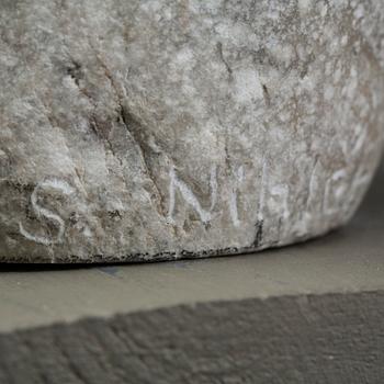 STAFFAN NIHLÉN, skulptur signerad sten.