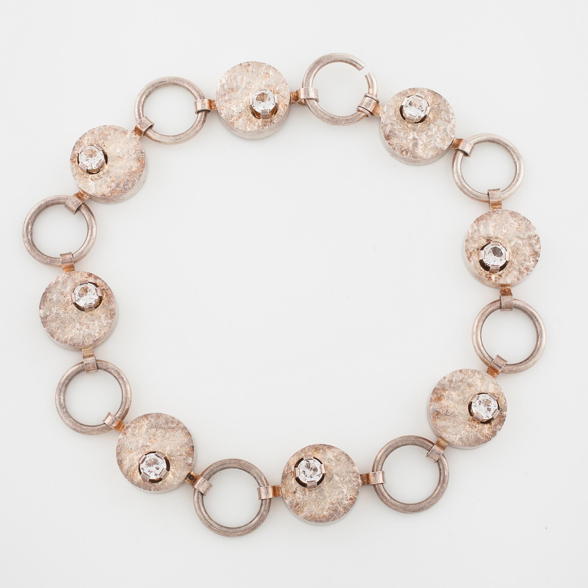 CESON, Göteborg, 1969, a faceted rock crystal necklace.