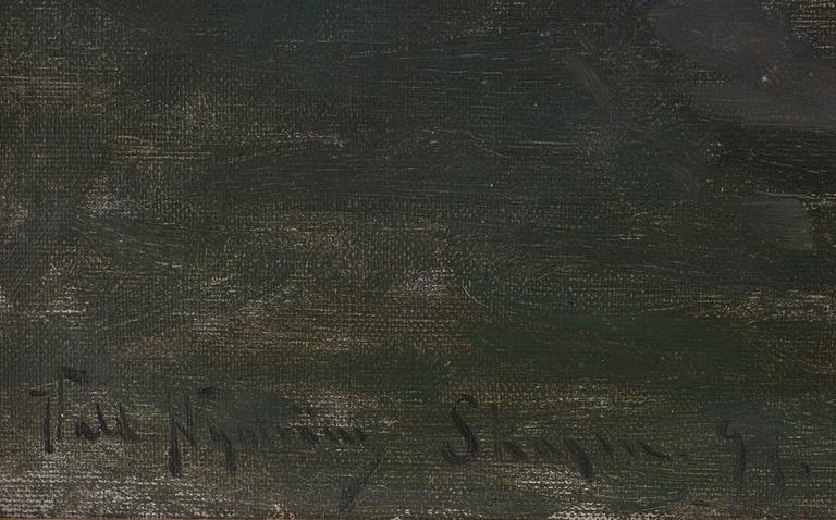 Valdemar Nyström, Månskenspromenad på Skagen.