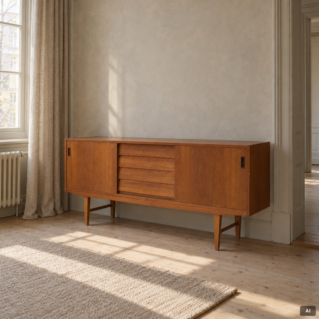 Sideboard, mid-20th century.