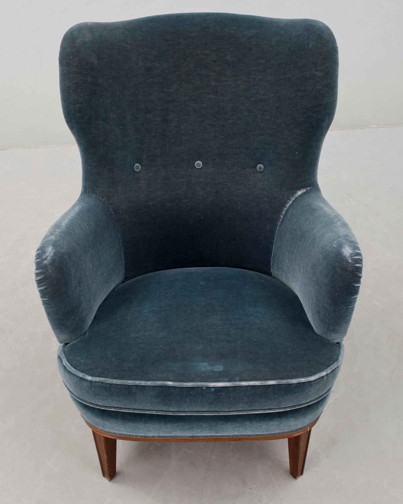 FÅTÖLJ, troligen Carl Malmsten.