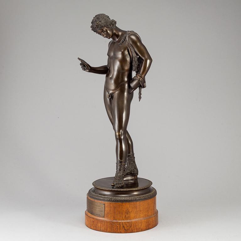 MICHELE AMODIO, Sculpture. Bronze. Signed.