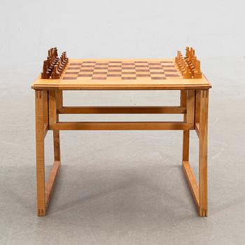Rud Thygesen & Johnny Sörensen, chess table, for PP Möbler, Denmark, second half of the 20th century.