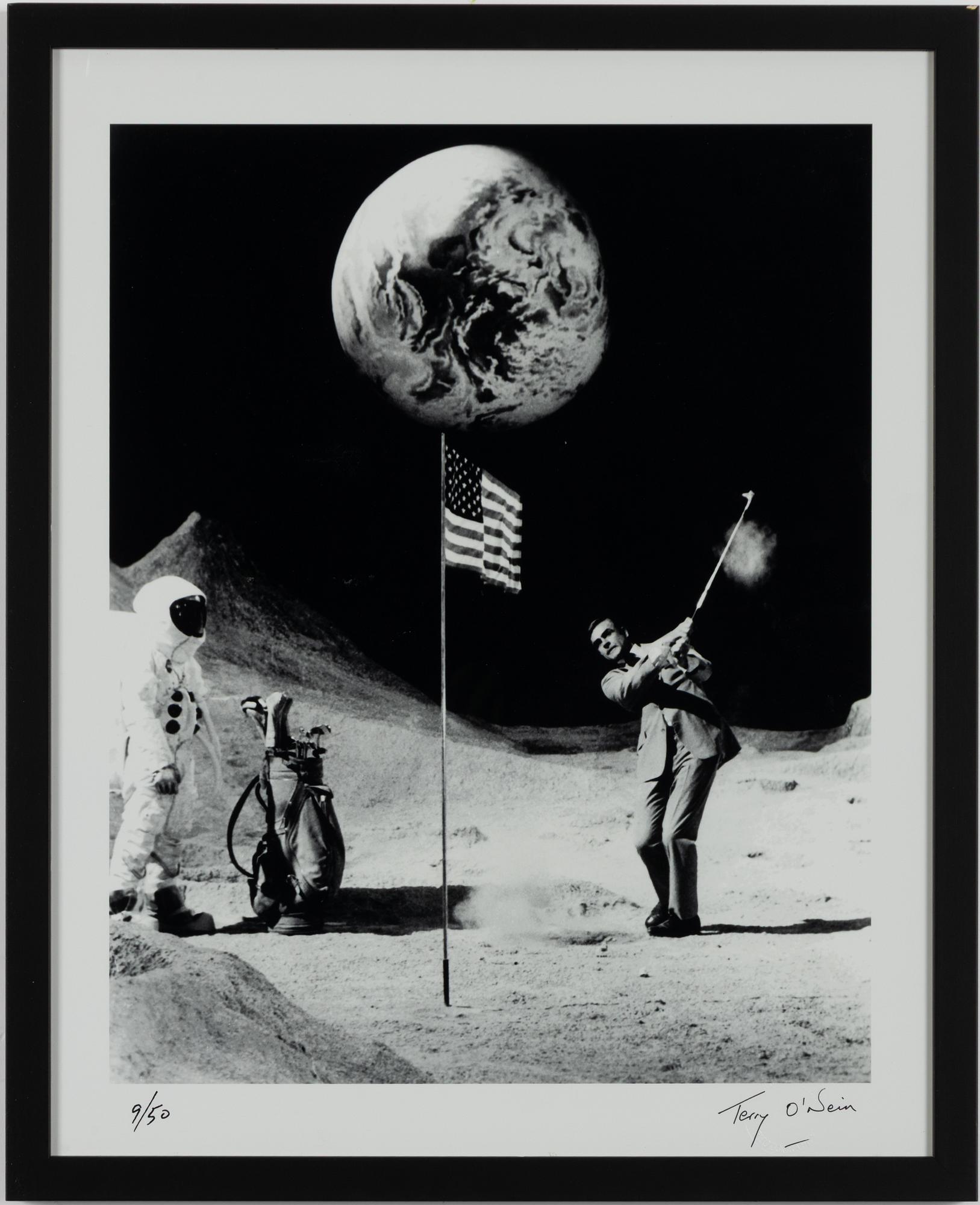 Terry O'Neill, "Sean Connery as James Bond on The Moon", 1971.