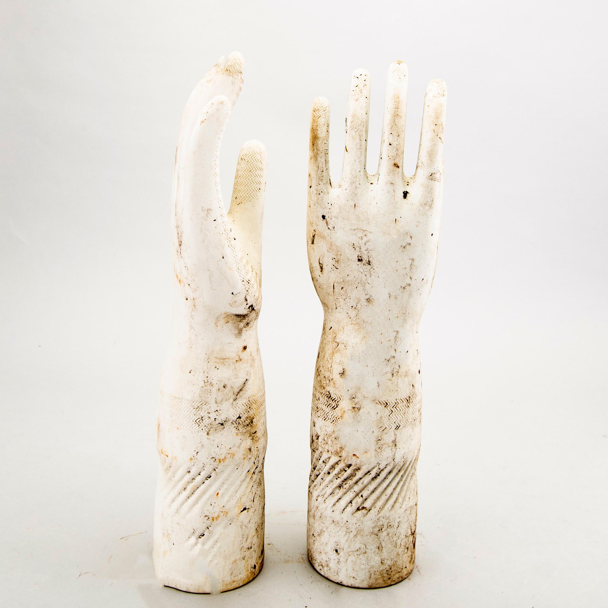 Glove molds, 9 pcs, France around 2000.