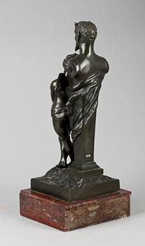 EDOUARD DROUOT, skulptur, brons, signerad i gjutning E. Drouot.