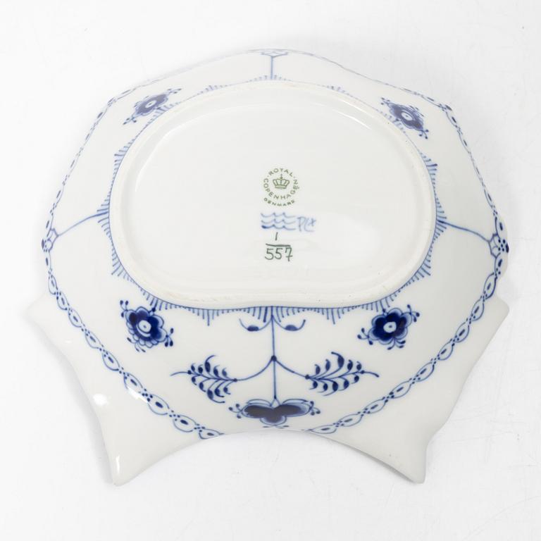 Royal Copenhagen, kaffeservis, 11 delar, porslin, "Musselmalet", mestadels helblonde, Danmark,