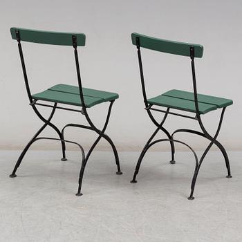 TRÄDGÅRDSGRUPP, 5 delar, bl a "Bryggeristol", Grythyttan, 1900-talets första hälft.