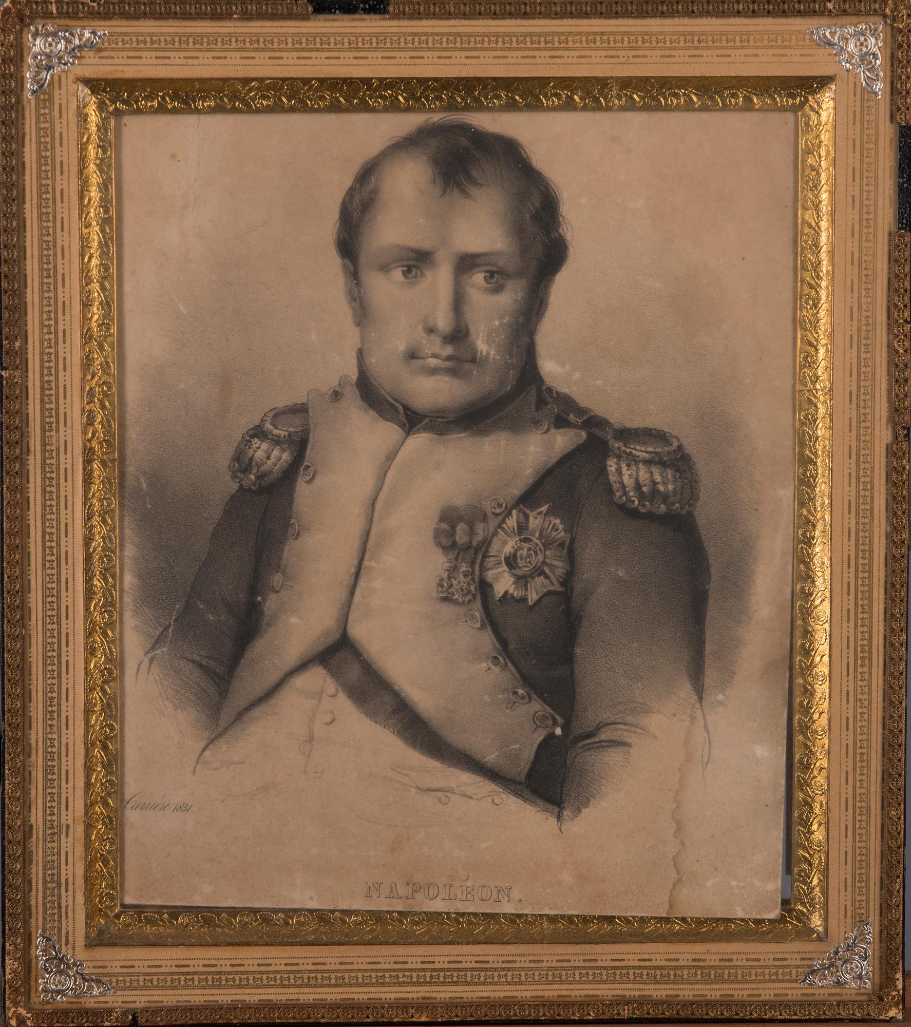 OKÄND KONSTNÄR, litografi, märkt i trycket Carrière 1831.