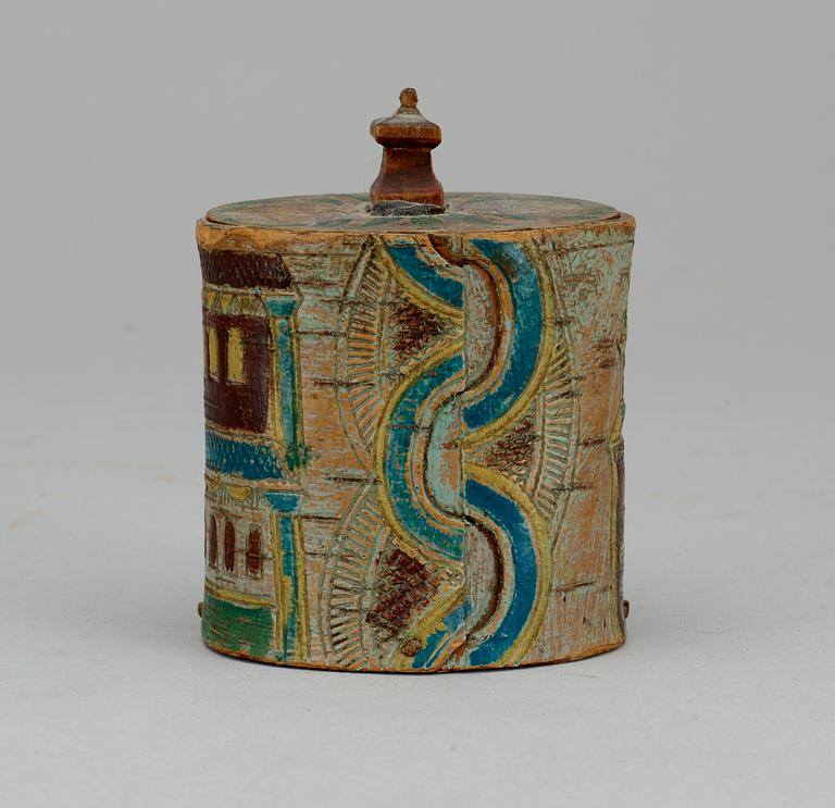 NÄVERJOLLE, allmoge. Järvsö, Hälsingland, 1800-tal.