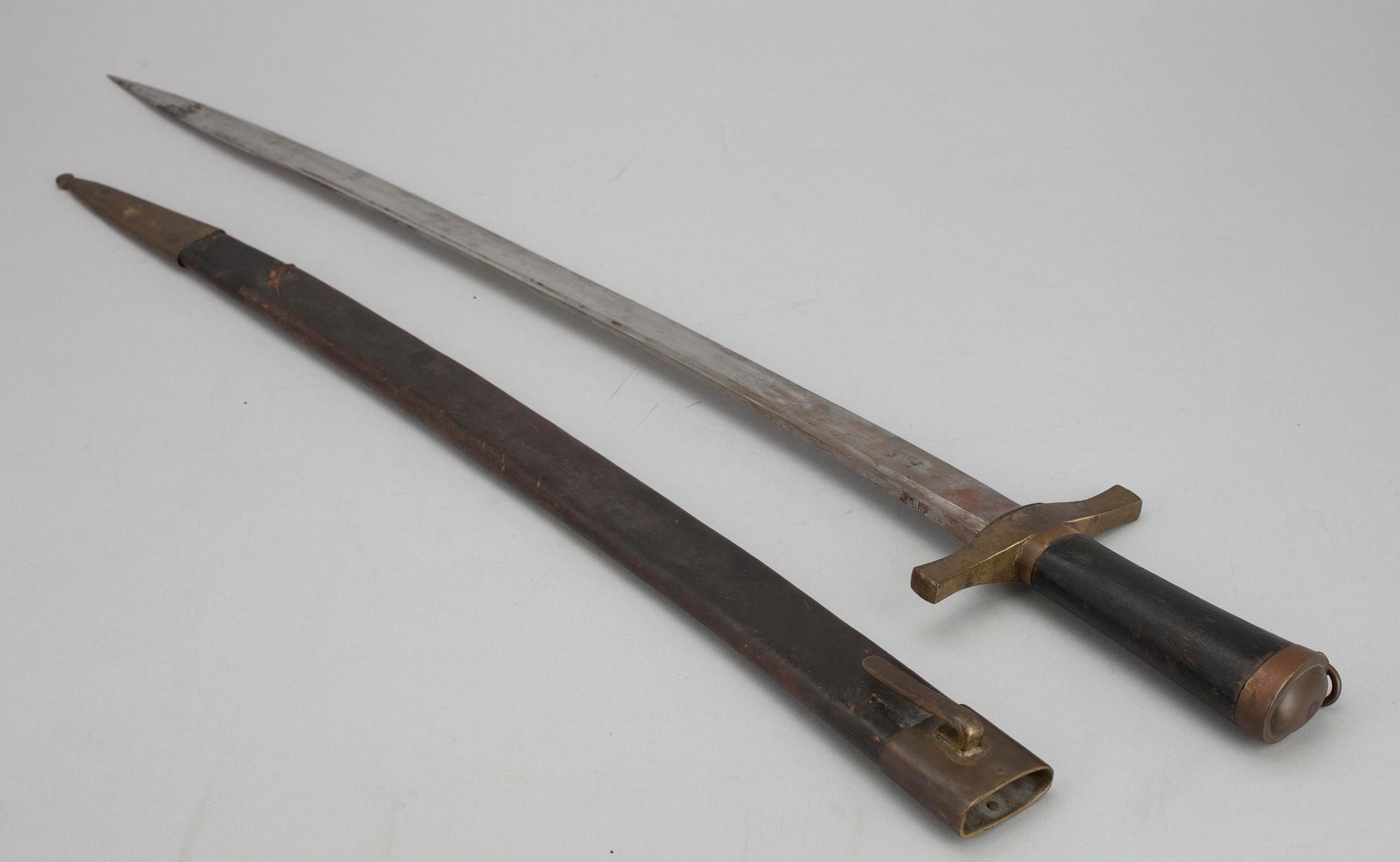 HUGGARE, modell 1856, Sverige.
