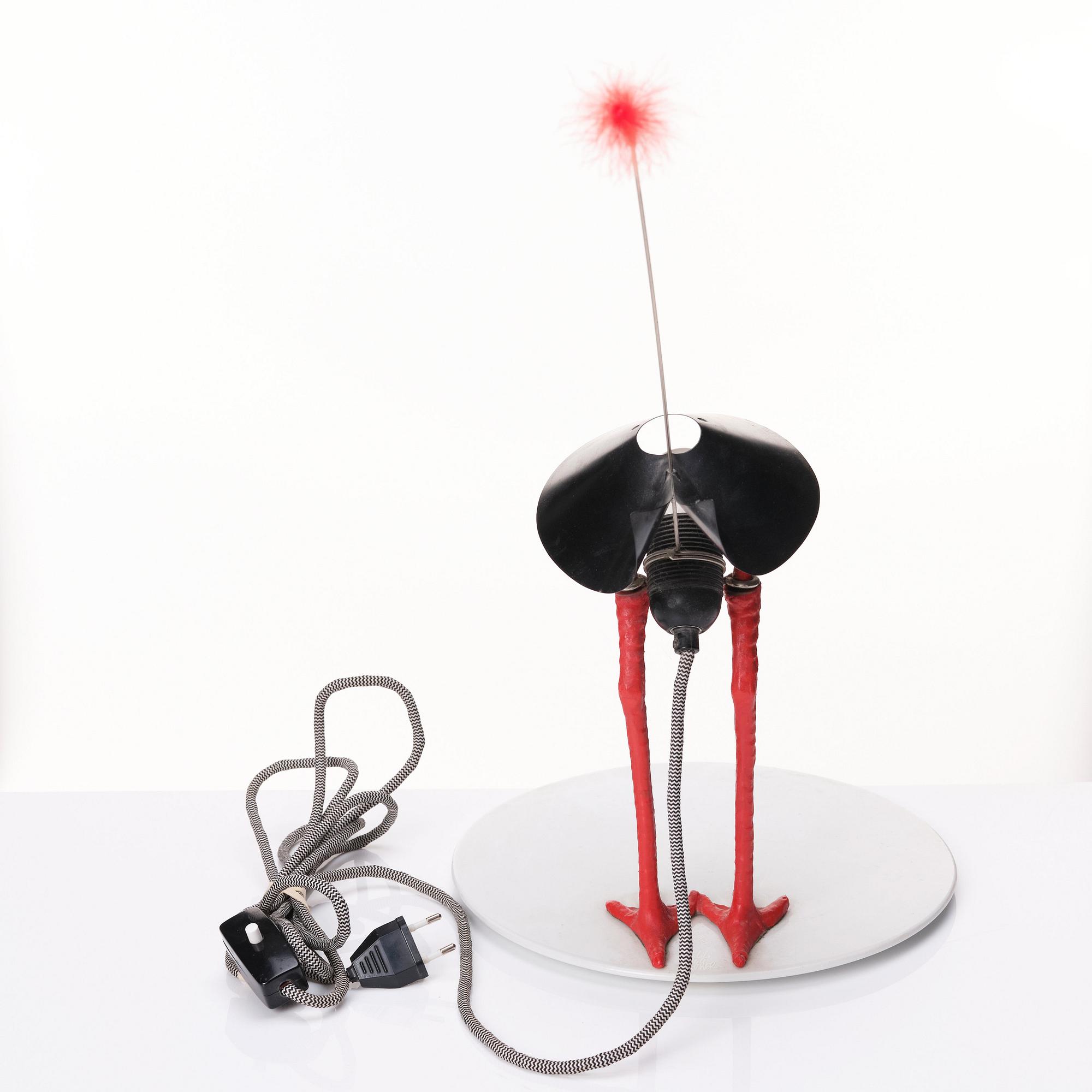 Ingo Maurer, bordslampa, "BiBiBiBi", ed. 137/500, Tyskland, 1980-tal.