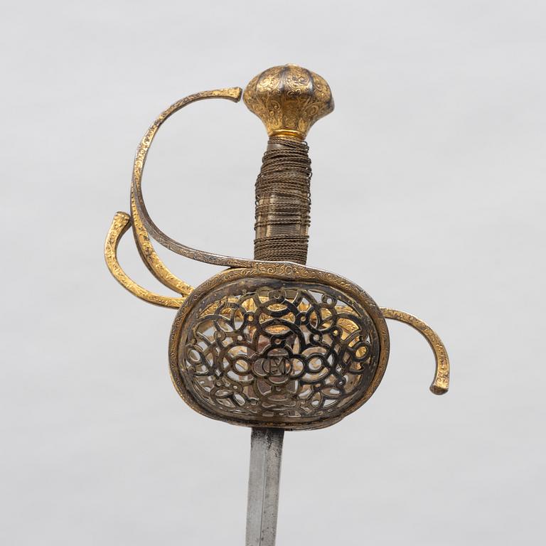 Rapier, early 17th century.