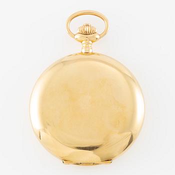 Omega, pocket watch, hunter, 53.5 mm.