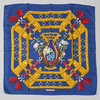 HERMÈS, scarf, "Aux Champs".
