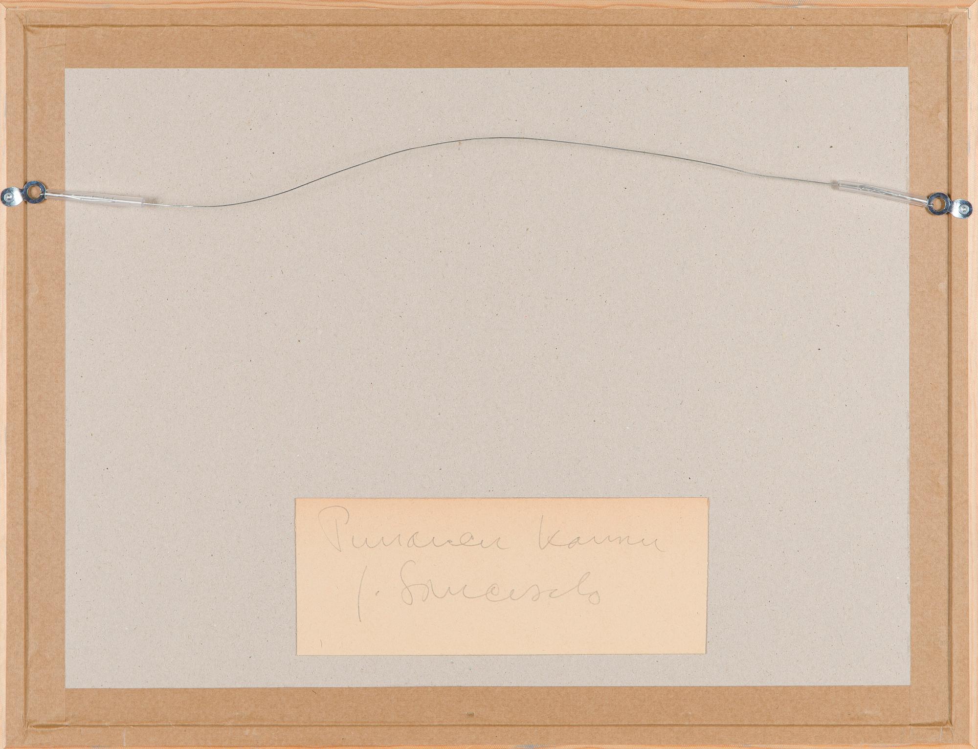 Jaakko Somersalo, Asetelma.