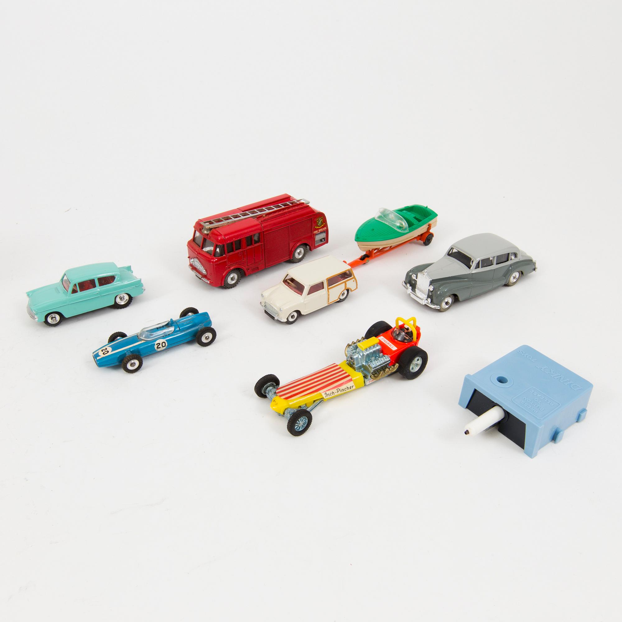 Twelve Dinky Toys vehicles England 1950/60s.