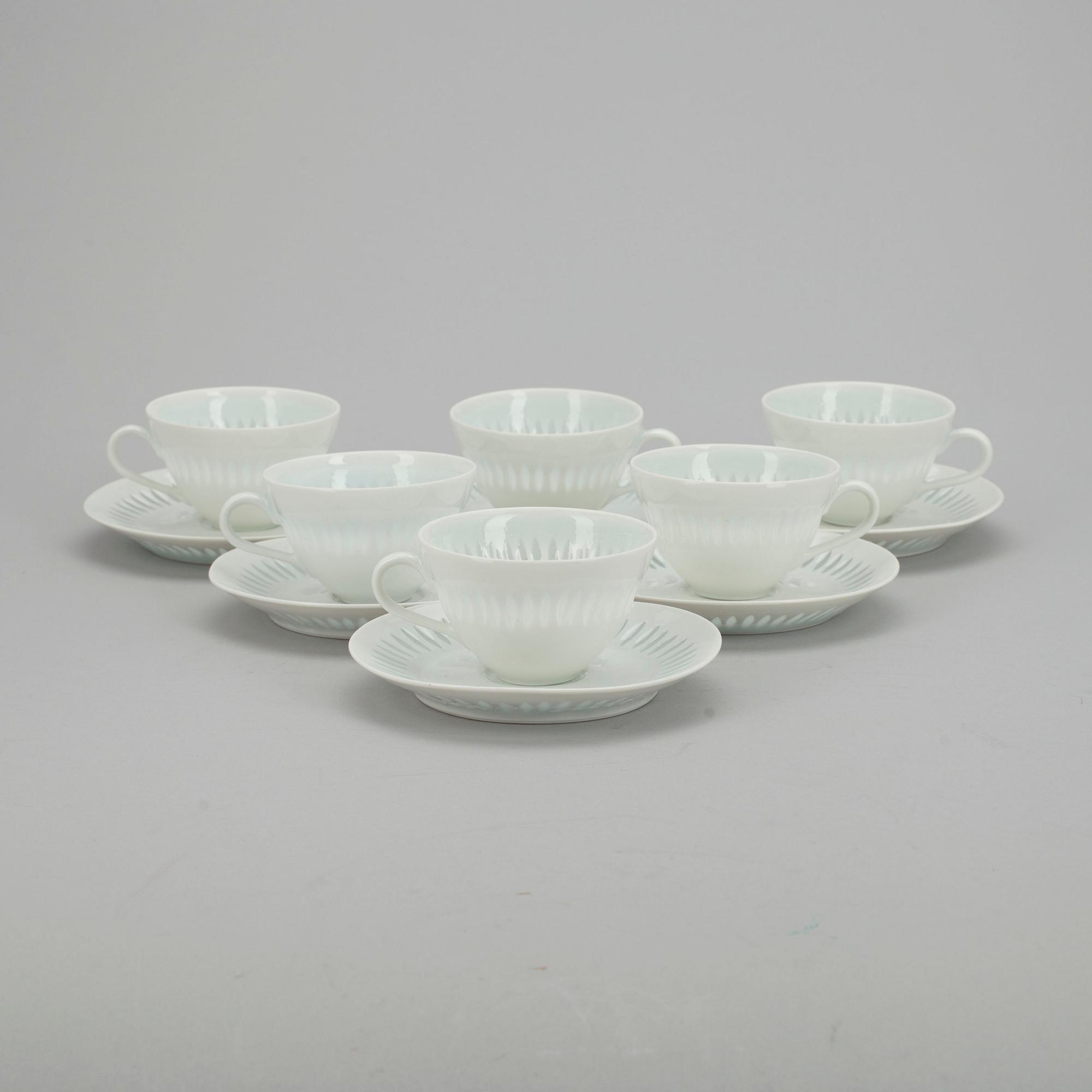 MACKAKOPPAR, 6 st, Arabia Friedl Holzer-Kjellberg, 1900-talets senare hälft.