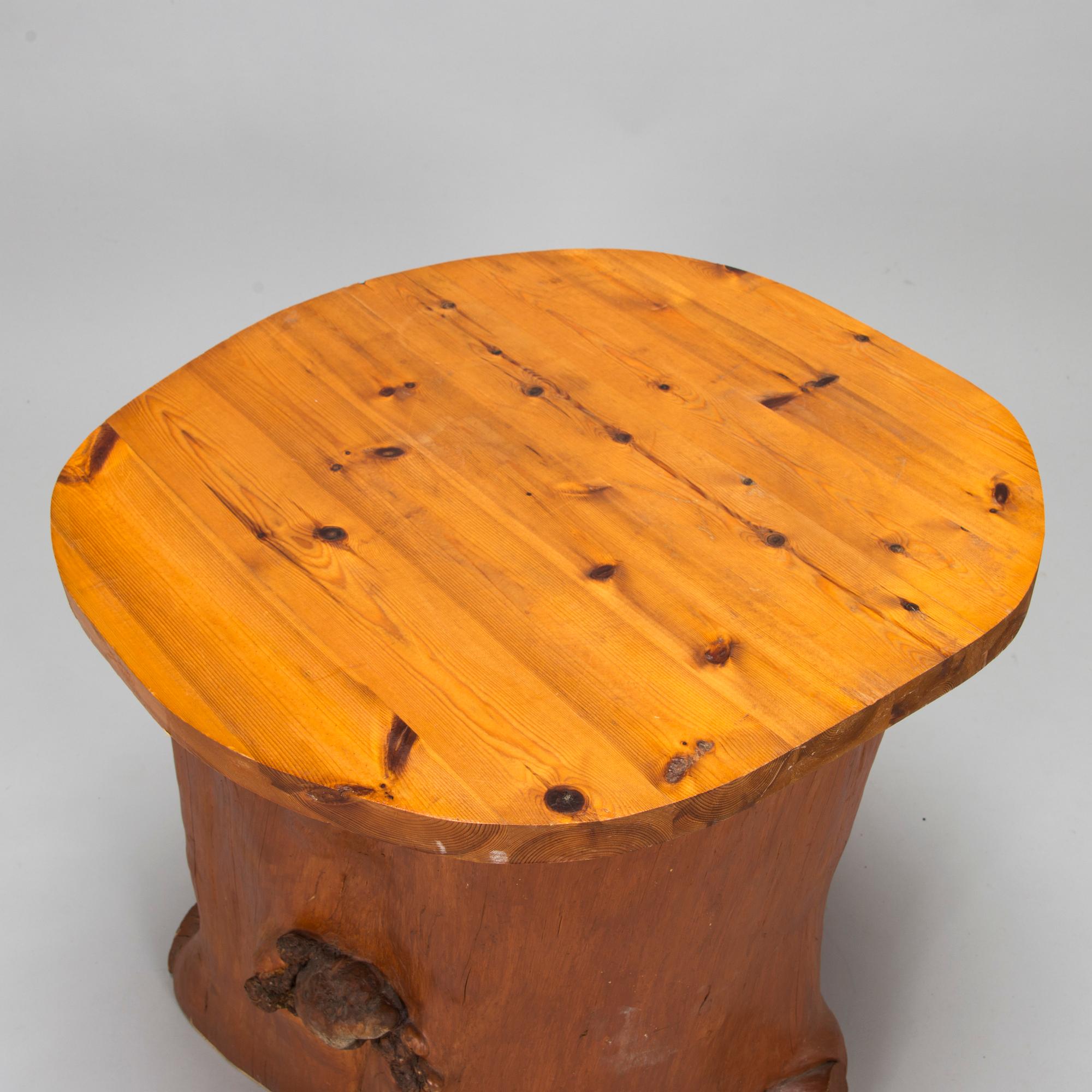 A wooden table from the 20th century.