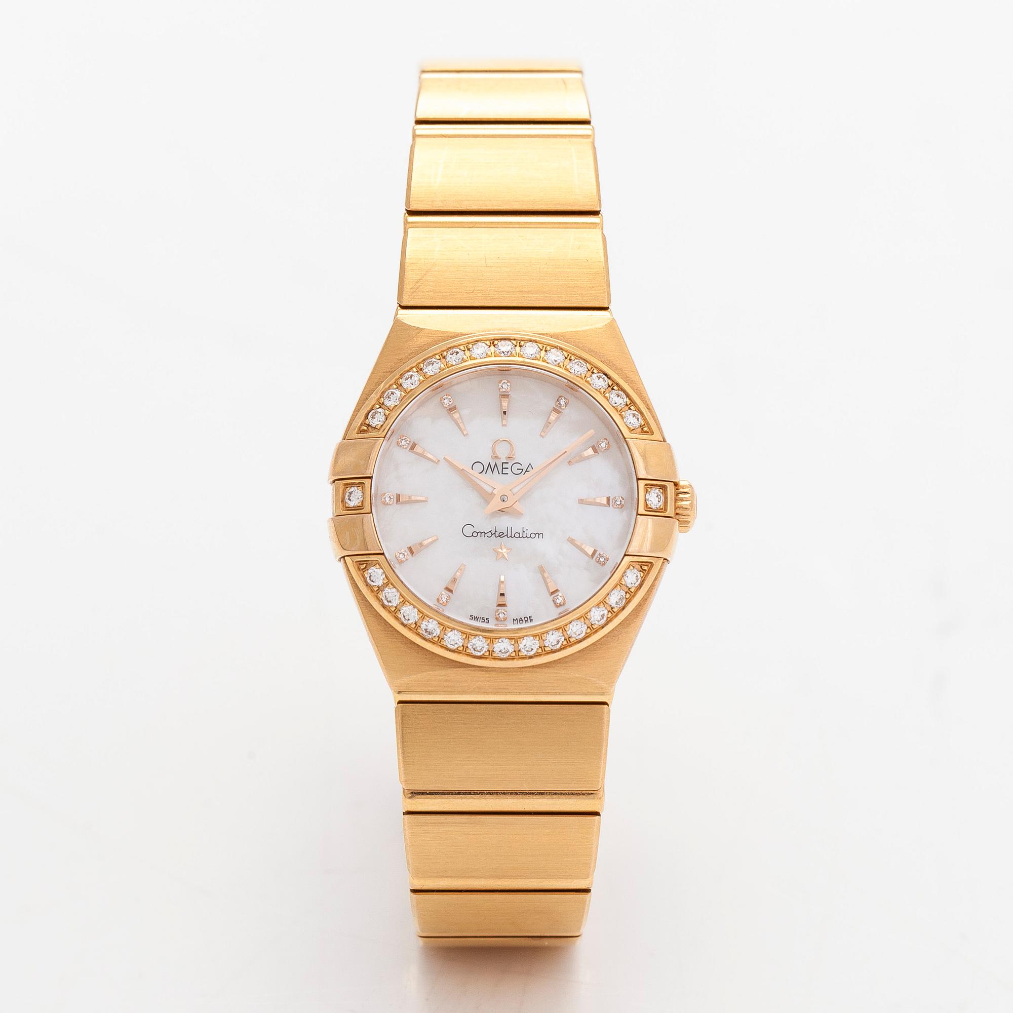 Omega, Constellation, armbandsur, 22,5 mm.