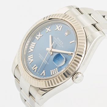 Rolex, Oyster Perpetual, Datejust II, wristwatch, 41 mm.