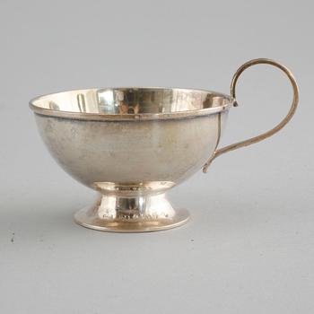 Ten silver punch cups, GAB, Stockholm, 1951/52, weight 328 g.