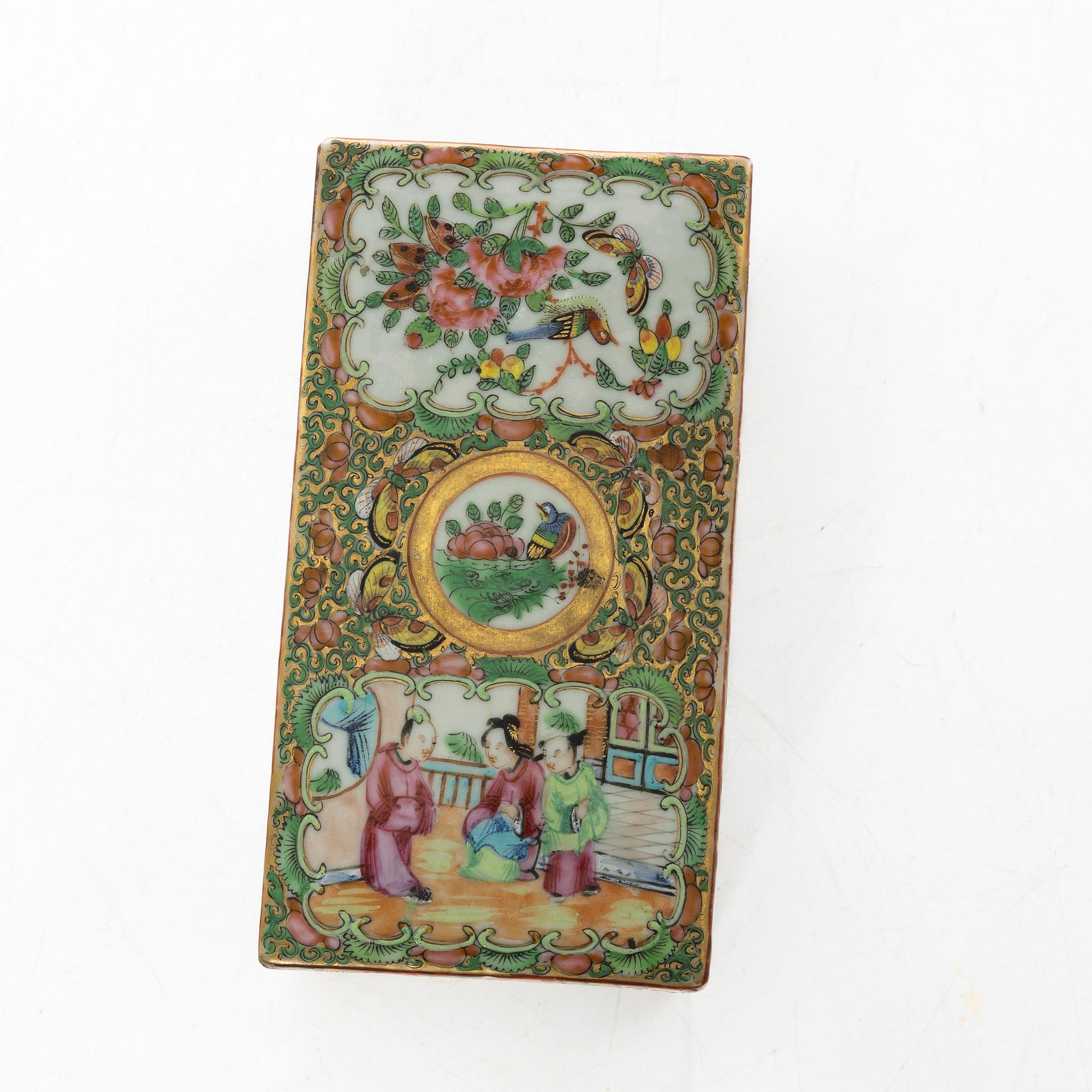 Parti porslin, 6 delar, Kina, 1800-1900-tal.