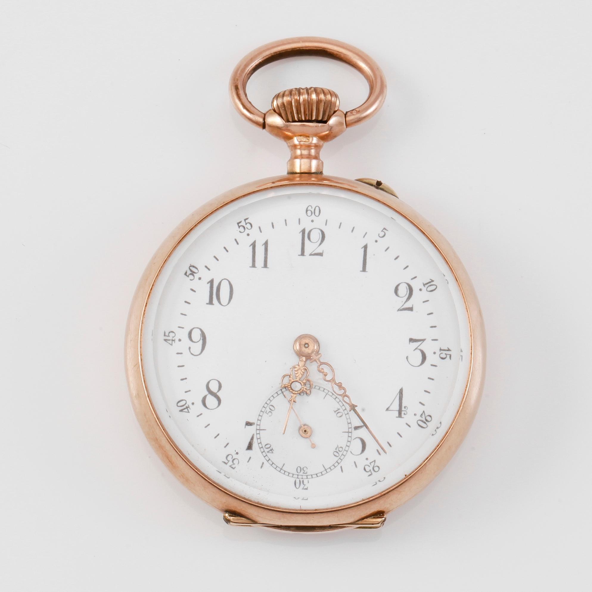 FICKUR, 14K guld, 1900-talets första hälft.