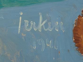 Erik Jerken, Still life with flowers.