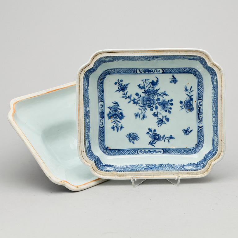 KAROTT med LOCK, porslin, Kina, kompaniporslin, Qianlong, 1700-tal.