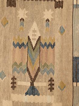 A drape, "Buketter", flat weave, ca 236-238 x 158-165 cm, unsigned.